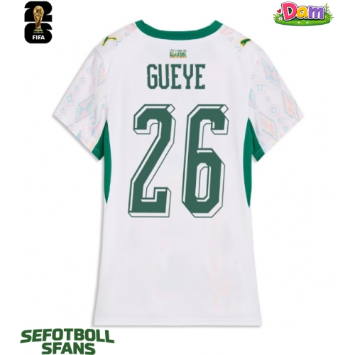 Senegal Pape Gueye #26 Hemmatröja Kvinnor VM 2026 Kortärmad
